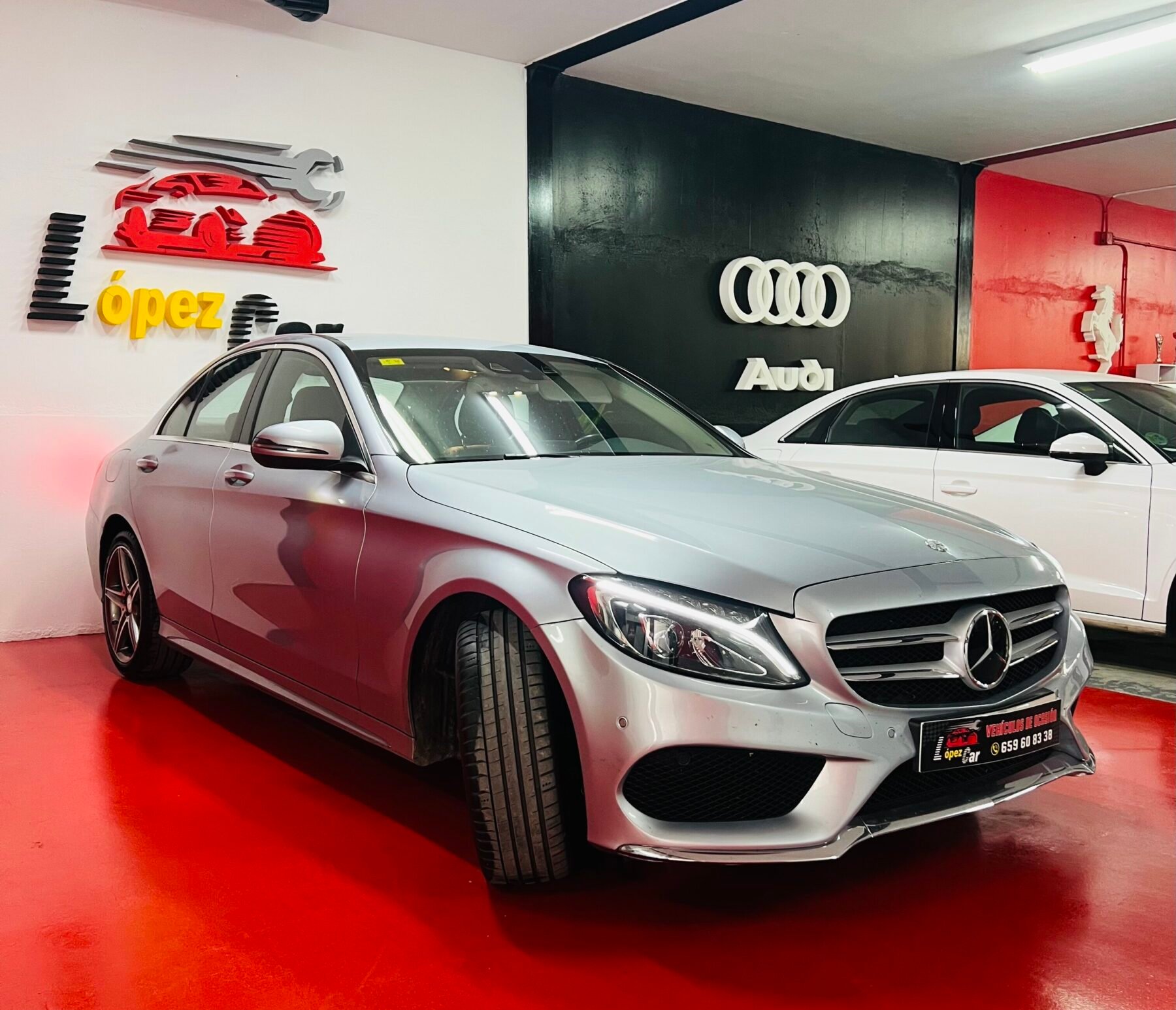 MERCEDES-BENZ Clase C Mercedes Benz clase C 220d AMG 7g