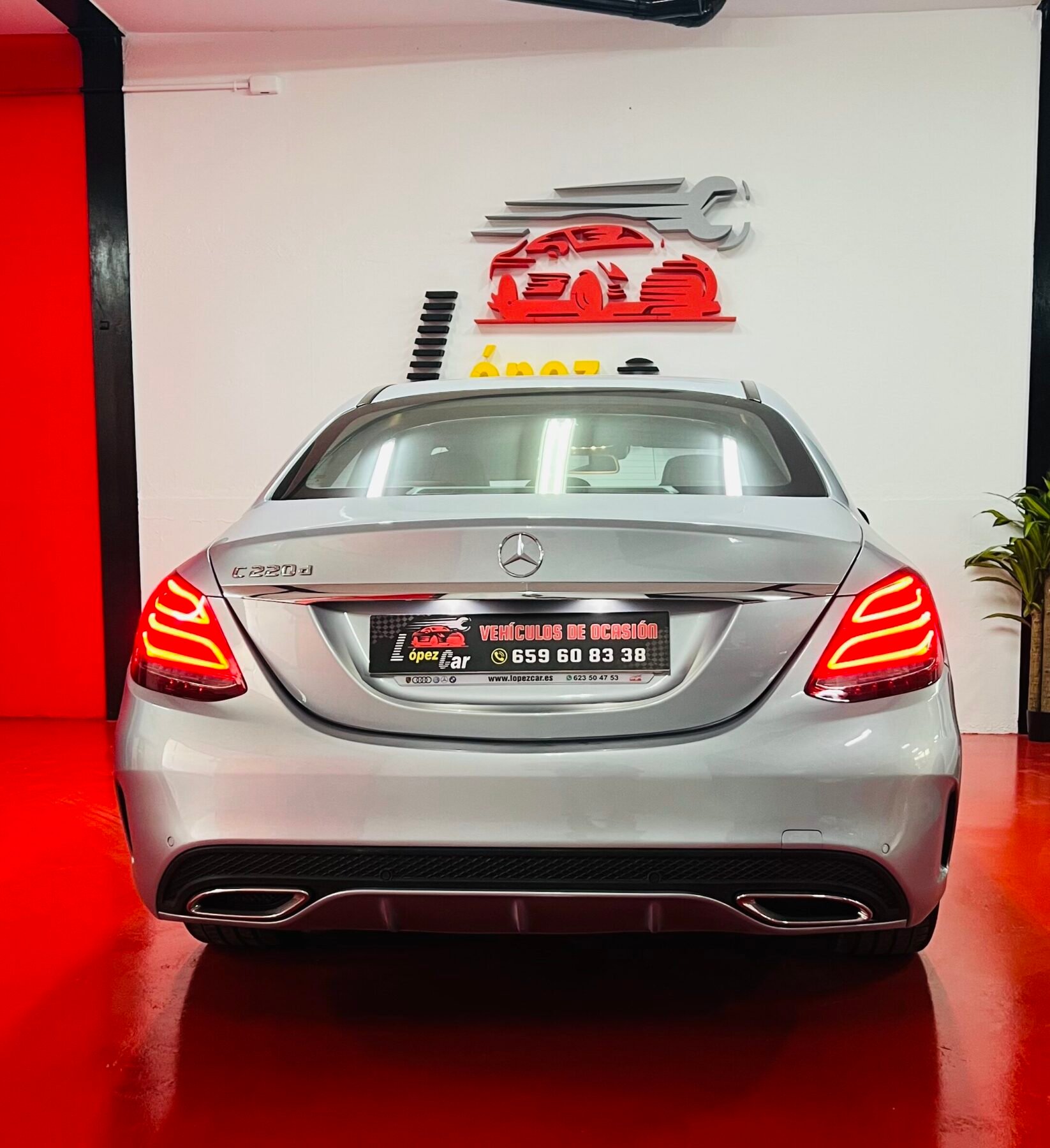 MERCEDES-BENZ Clase C Mercedes Benz clase C 220d AMG 7g